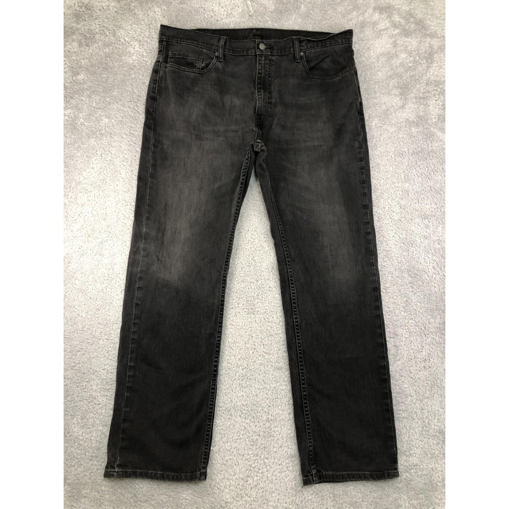 Levis 559 Jeans Men's Size 41x33 (Tag 40x32) Black Relaxed Straight Fit